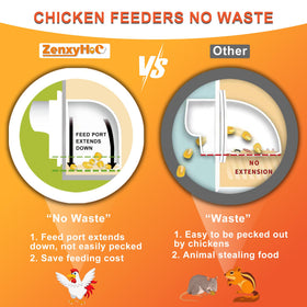 ZenxyHoC rainproof cover keeps feed dry for stable feeding outdoors