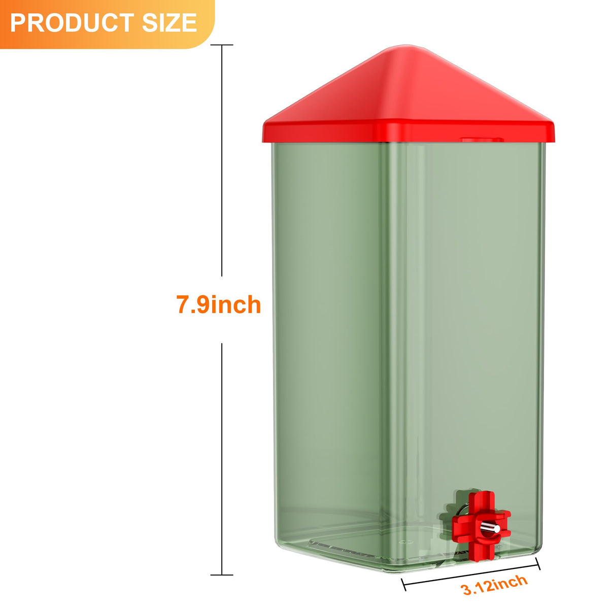 ZenxyHoC wire spring clip for quick installation inside or outside the cage.