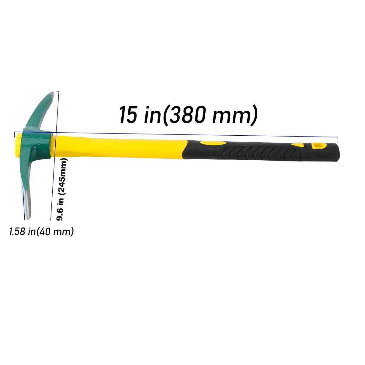 ZEONHEI 15-inch rubber handle reduces hand fatigue