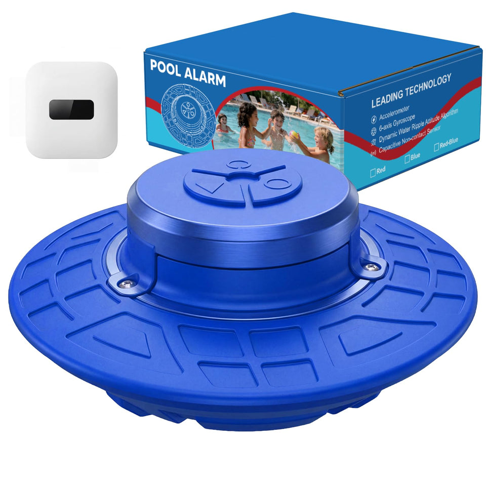 ZEPLIHS pool alarm floats on water for immediate child and pet safety alert.