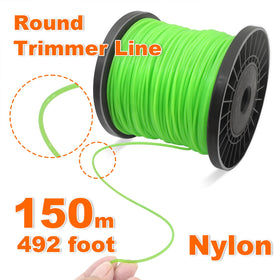 Zeqeey green trimmer cord 2 mm nylon, compatible with petrol and electric.