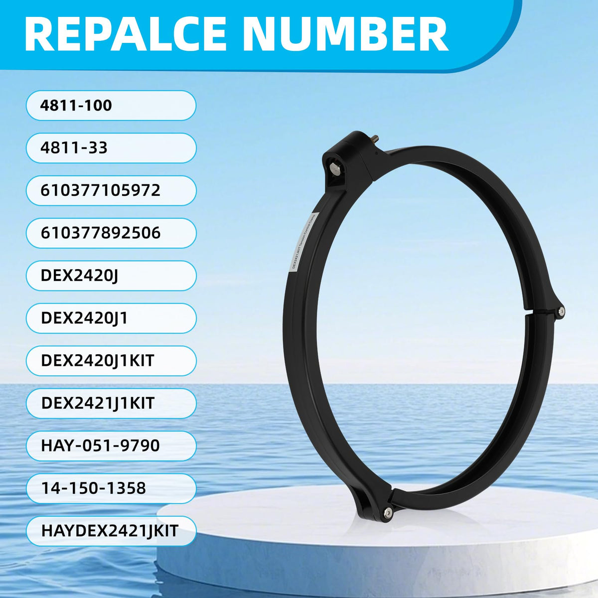 Zermoo DEX2421JKIT nut and bolt ensures easy, tool-free installation.