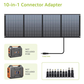 ZeroKor solar panel in action on a camping trip