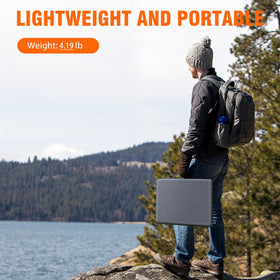 ZeroKor panel surface is IP65 waterproof for rugged outdoor use.