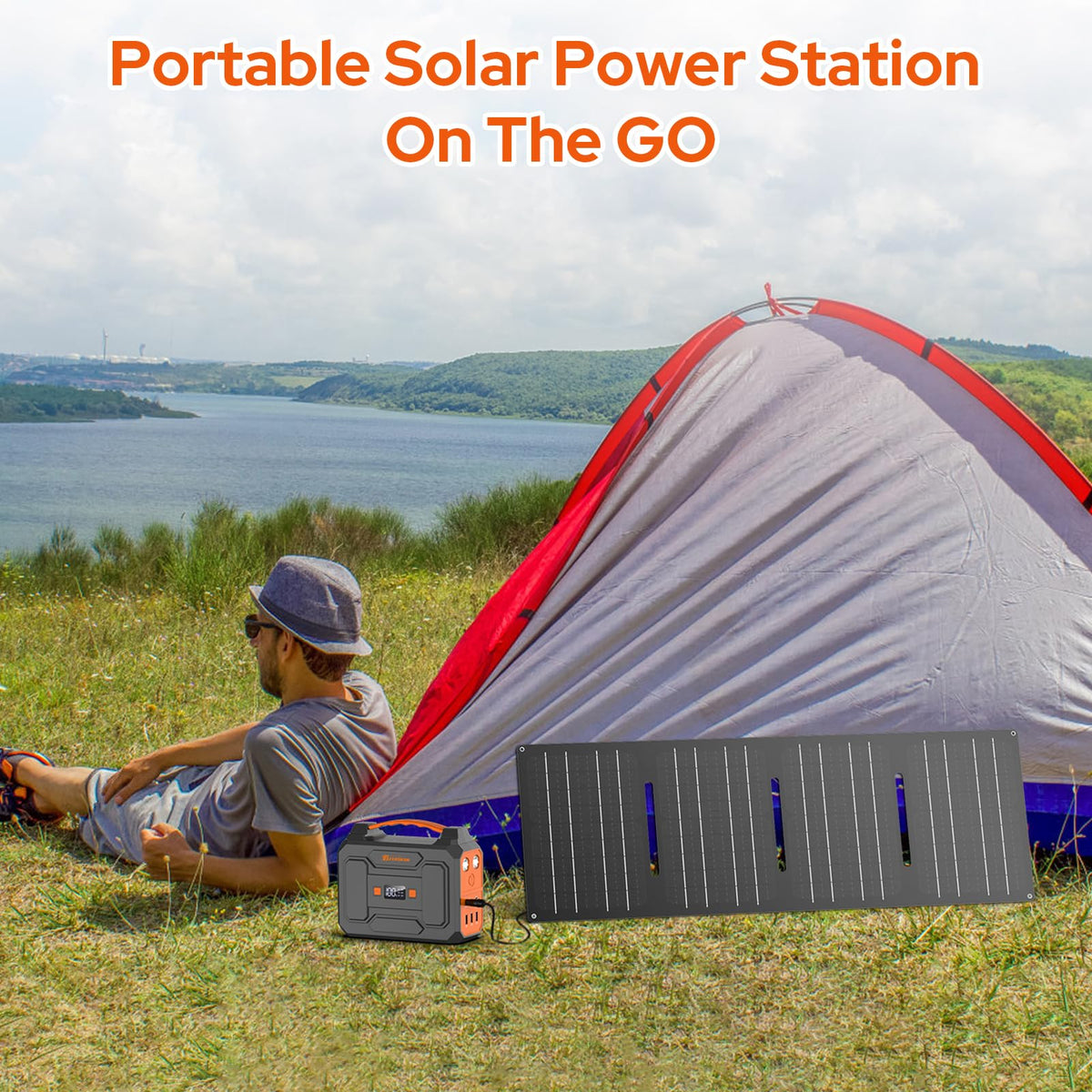 ZeroKor compact and lightweight power station fits in a backpack