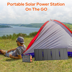 ZeroKor compact and lightweight power station fits in a backpack