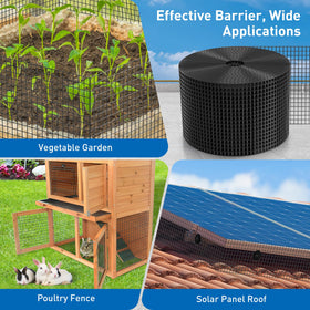 ZeroPone versatile netting adapts to conduits, rails, and vents for protection