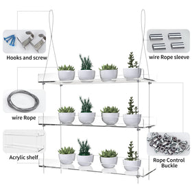 ZerzSemp easy assembly with included hardware and peel-off protective film.