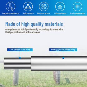 ZESHANGUS galvanized coating provides outdoor durability.