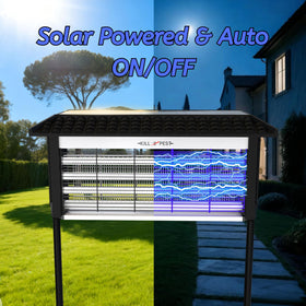 ZETAWALE Solar Bug Zapper hanging chain enables flexible installation