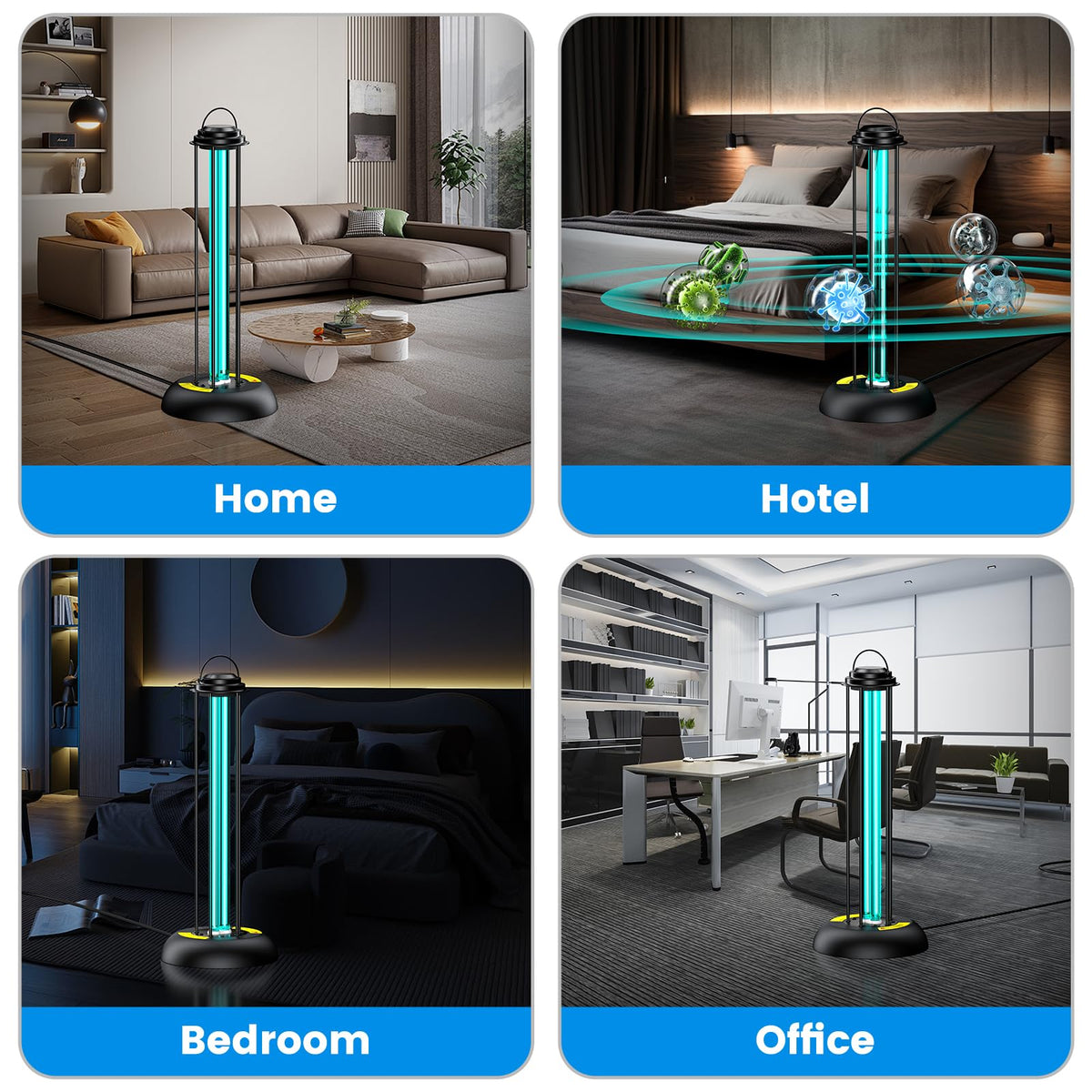 ZETAWALE UV Light Sanitizer compact design for home use