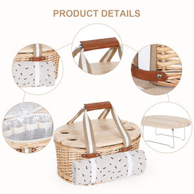 Zettfuly cutlery service kit with four utensils.