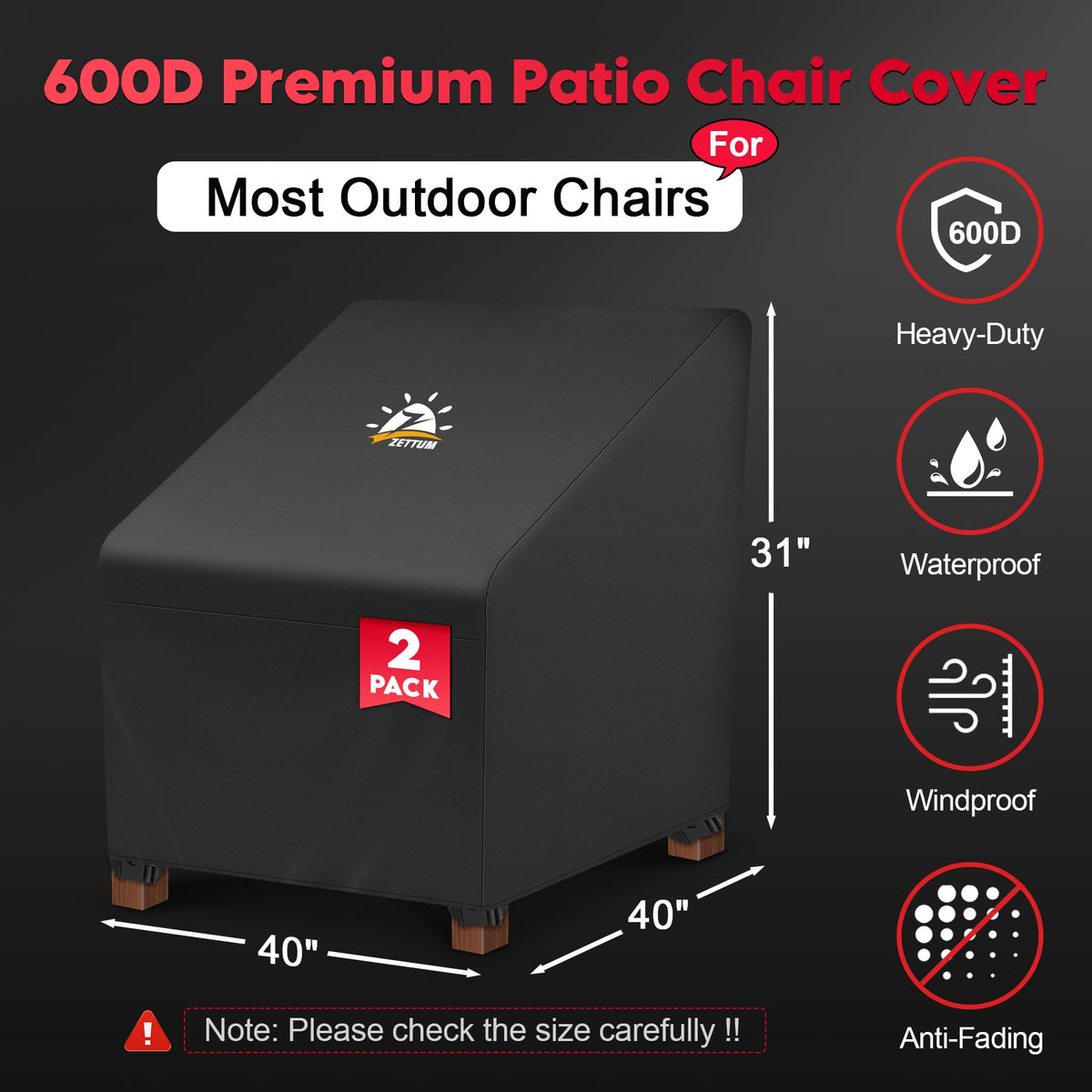 Zettum 600D fabric close-up highlighting heavy-duty waterproof material