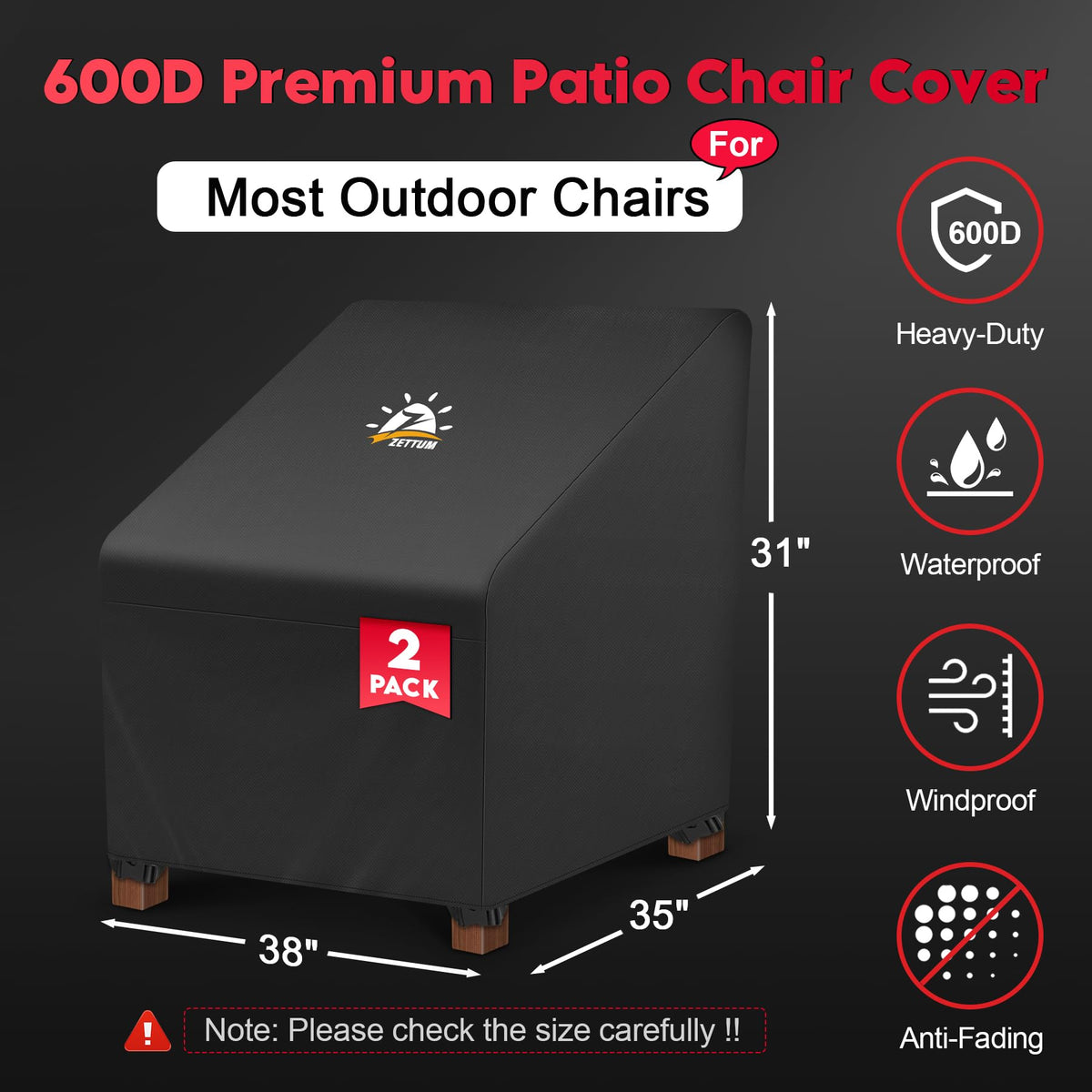 Zettum 600D heavy-duty fabric close-up showing durability and coating.