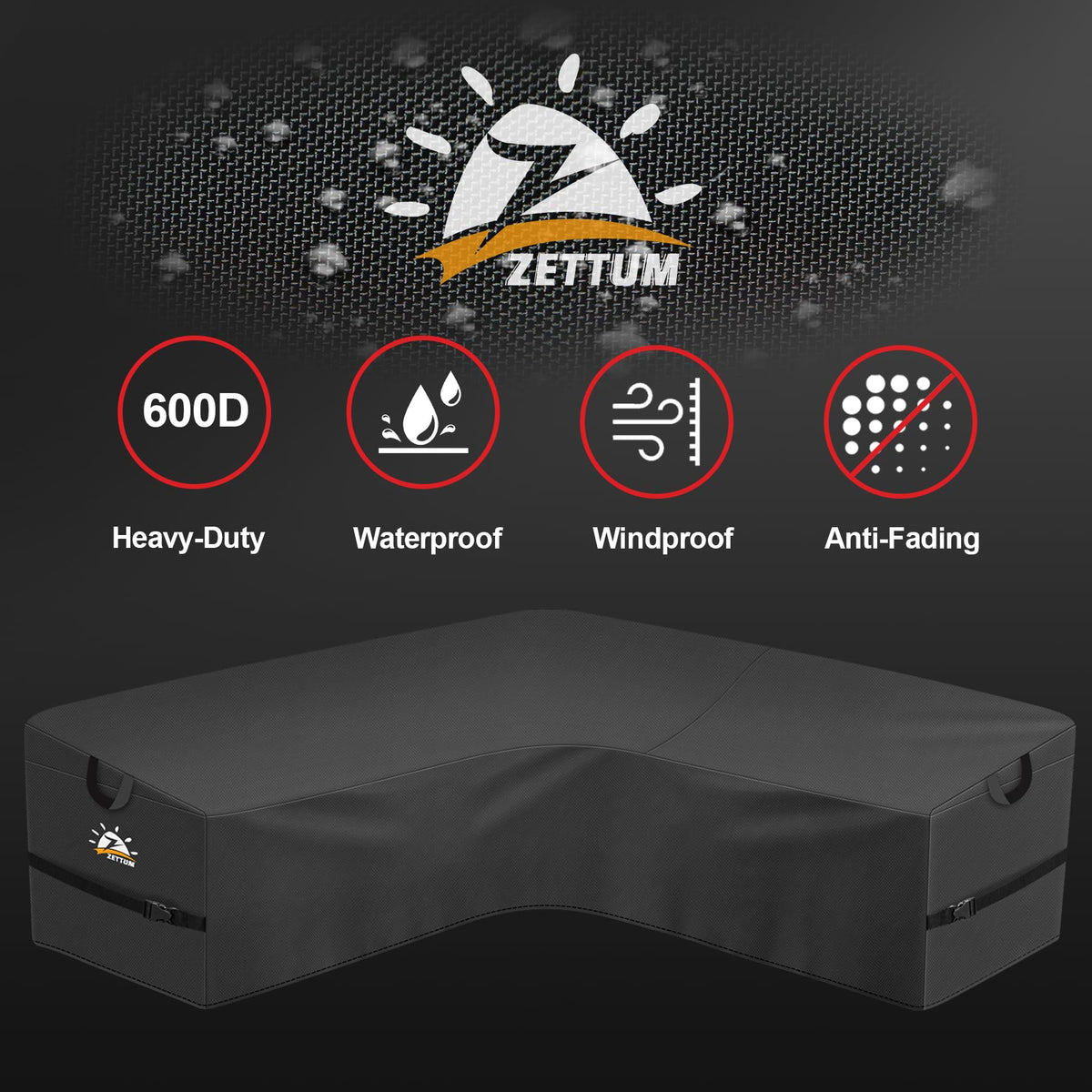Zettum breathable fabric helps reduce moisture buildup on furniture.