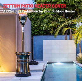 Zettum patio heater cover fits East Oak Hampton Bay Fire Sense models and more