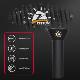 Zettum windproof adjustable cord secures the cover against gusts