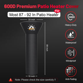 Zettum easy on off zipper enables quick cover placement