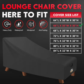 Zettum patio lounge cover fade-resistant under bright sun