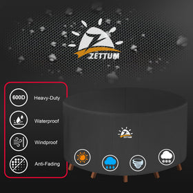 Zettum PU coating waterproof test demonstrates strong rain protection for furniture.