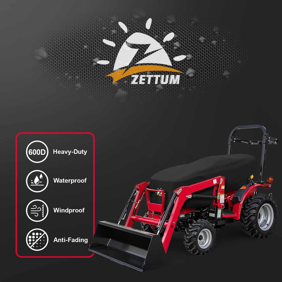 Zettum 600D oxford fabric with PU coating for durable protection
