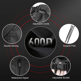 Zettum UV fading resistance extends cover life against sun exposure.
