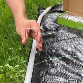 Zevlux multi-purpose stakes for fences and irrigation lines.