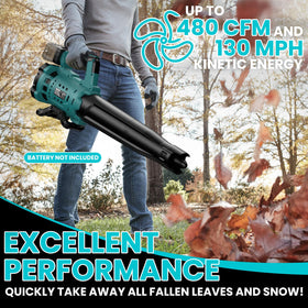 ZEXAPE delivers up to 480 CFM and 130 MPH for versatile cleanup