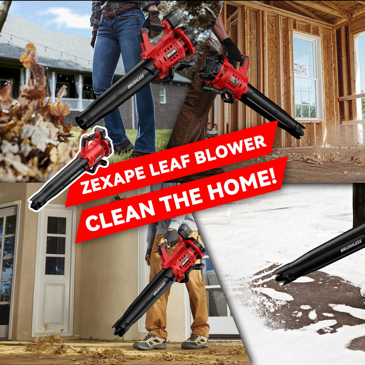 ZEXAPE blower with low-voltage protection to safeguard power and battery life