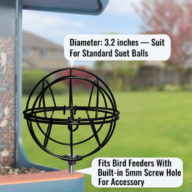 Zeytosu squirrel-resistant metal design protects feed from chewers.