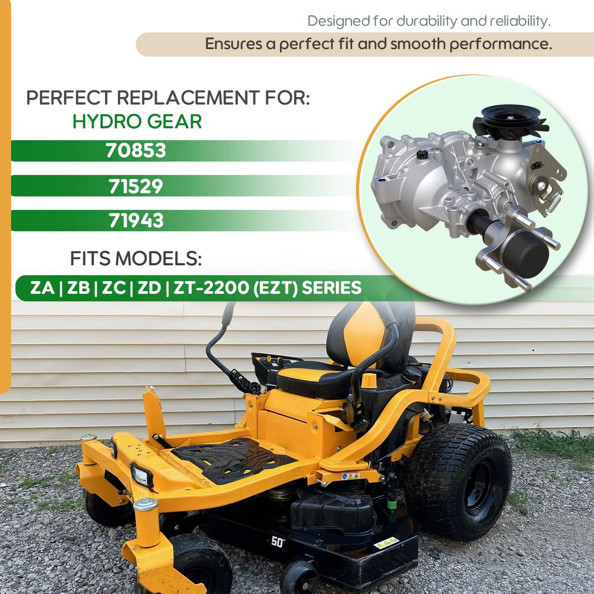 ZEZHIMI Hydro Gear kit contents laid out for verification