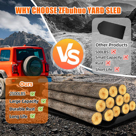 ZFbuhuo yard drag sled protective surface guards items during movement.
