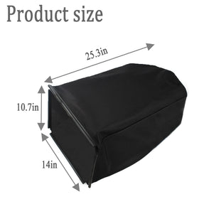 Zfegto bag side view highlighting durable construction for Toro 22-inch Recycler.