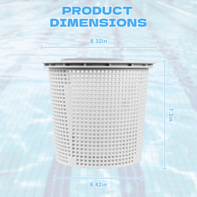 ZFTTU S200 compatible basket shown for secure skimmer debris collection.