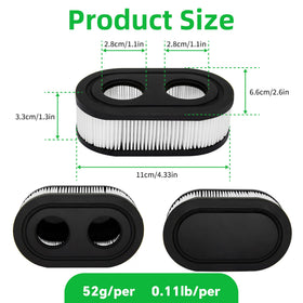 ZGeftcyimao easy-install air filter boosts mower performance