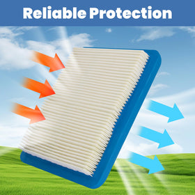 Toro compatible filter helps reduce dust intrusion into the engine.