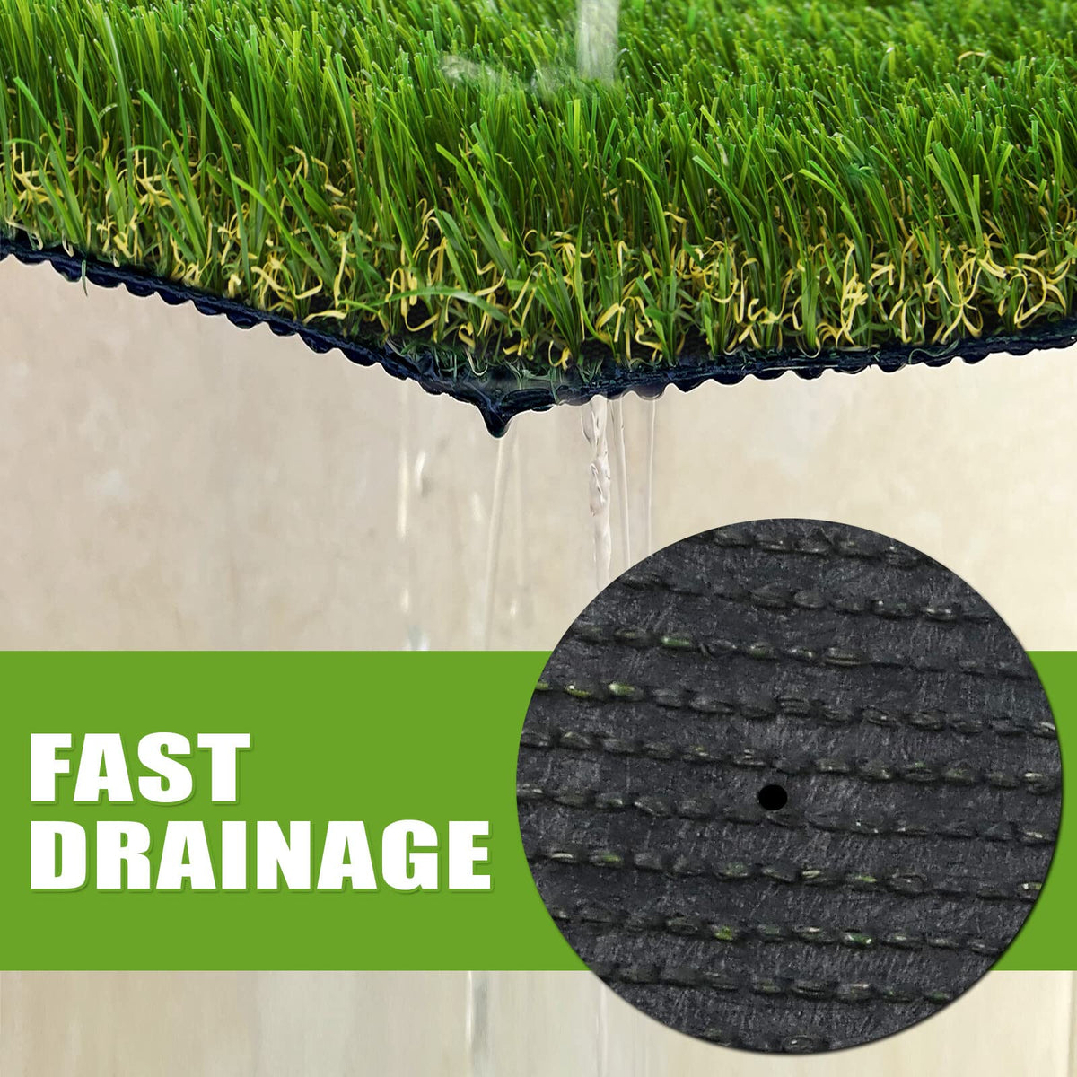 ZGR artificial grass for fence backdrop DIY creative decor.
