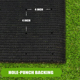 ZGR artificial grass ideal for patio and deck transformations.