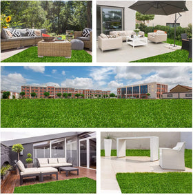 ZGR Home&Garden artificial grass easy to clean and quick to dry.