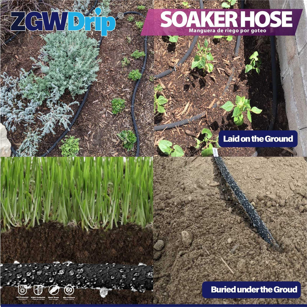 ZGWDrip eco-friendly rubber demonstrating UV resistance