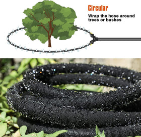 ZGWDrip ground-stake-installation secures the hose for steady watering.