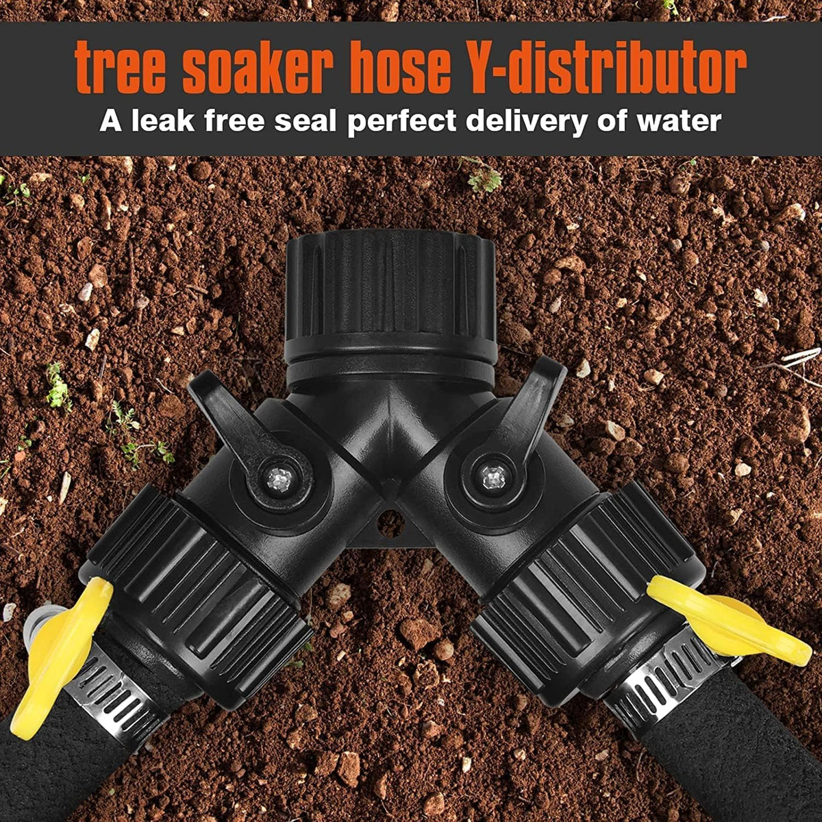 ZGWDrip ultra-flexible-soaker-hose glides around garden features without tangling.