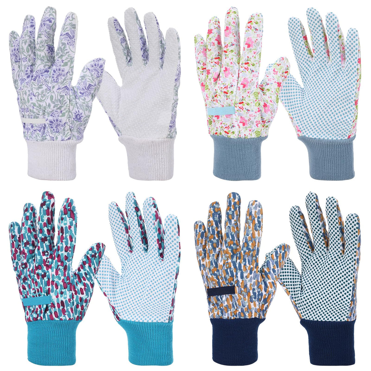 Zhamate garden gloves with non-slip palms provide secure grip for tools.