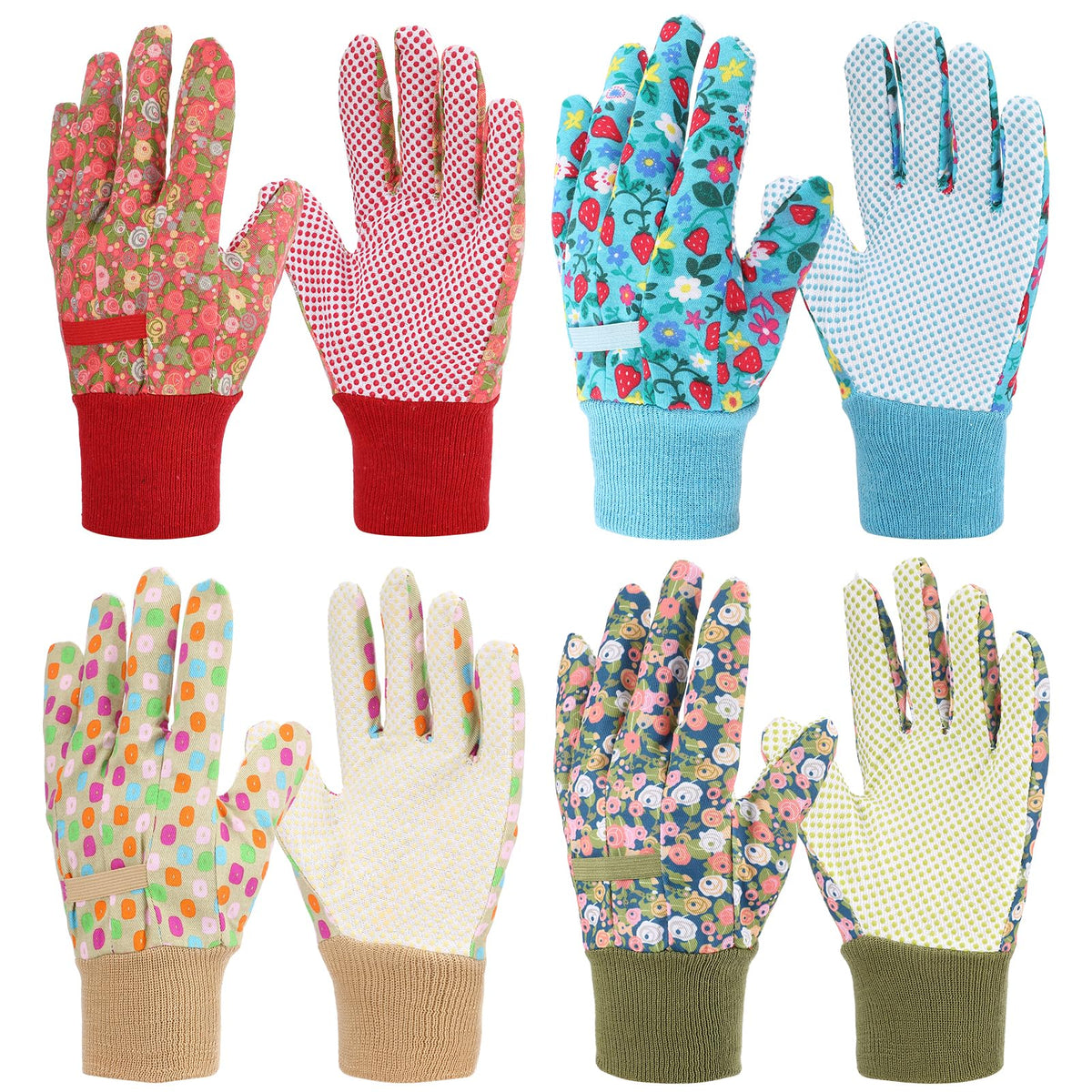 Zhamate women's garden gloves with non-slip palm for secure tool grip