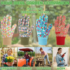 Zhamate women's garden gloves with flexible fit for delicate tasks