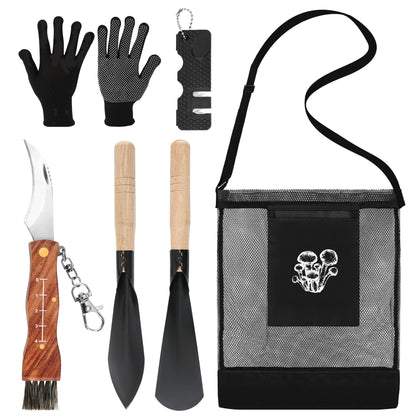 Zhaoyao mushroom foraging kit with breathable bag ready for field harvesting