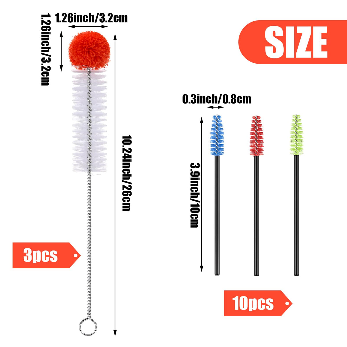 Zhehao bendable cleaning brush reaches tight corners in feeders