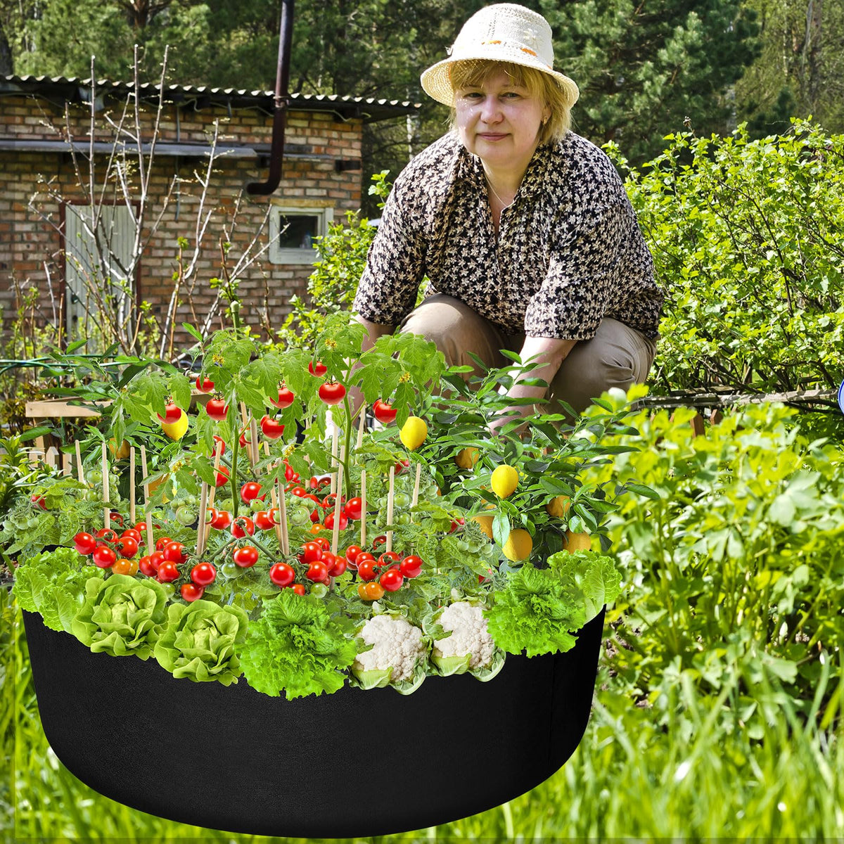 Zhehao easy-to-store grow bags, clean quickly after use for reuse.
