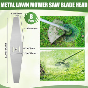 Zhehao lawn mower saw blade head for precise grass removal.
