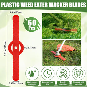 Zhehao silver metal wacker blade offering durable cutting for tough weeds.